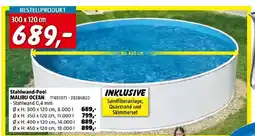 Bauhaus Stahlwand pool malibu ocean Angebot