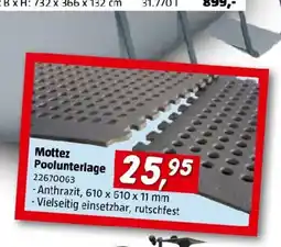 Bauhaus Mottez poolunterlage Angebot