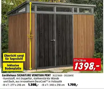 Bauhaus Gerätehaus signature venetian pent Angebot