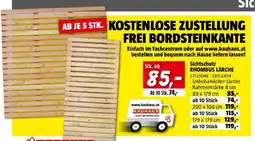 Bauhaus Sichtschutz rhombus lärche Angebot