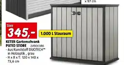 Bauhaus Keter gartenschrank patio store Angebot