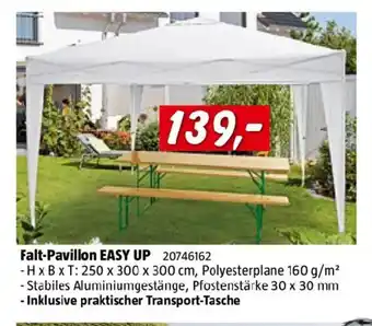Falt-pavillon easy up
