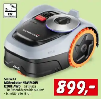 Bauhaus Segway mähroboter navimow 1208e awd Angebot