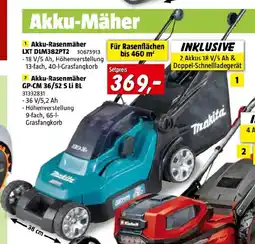 Bauhaus Akku-rasenmäher lxt dlm382pt2 Angebot