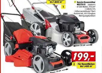 Bauhaus Benzin-Rasenmäher ms173-51 Angebot