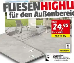 Bauhaus Terrassenfliese durastone Angebot