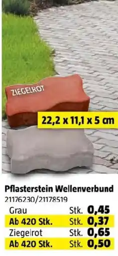 Bauhaus Pflasterstein wellenverbund Angebot