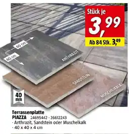 Bauhaus Terrassenplatte piazza Angebot