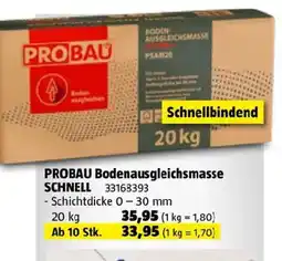 Bauhaus Probau bodenausgleichsmasse schnell Angebot
