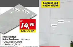 Bauhaus Feinsteinzeug beton tendance Angebot