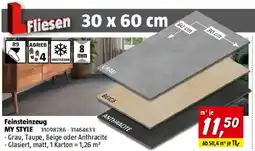 Bauhaus Feinsteinzeug my style Angebot