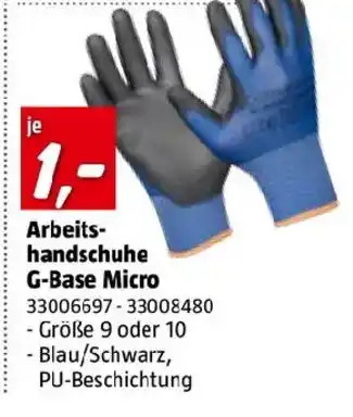 Bauhaus Arbeits- handschuhe g-base micro Angebot