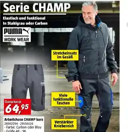 Bauhaus Arbeitshose champ kurz Angebot