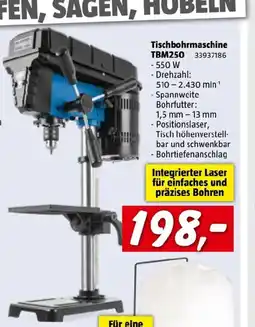 Bauhaus Tischbohrmaschine TBM250 Angebot