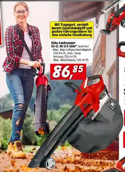 Bauhaus Akku-laubsauger ge-cl 36 li e-solo Angebot