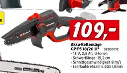 Bauhaus Akku-kettensäge gp-ps 18/20 li Angebot