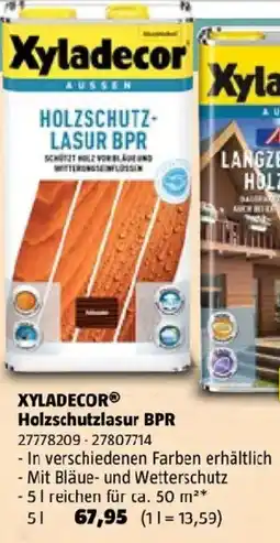 Bauhaus Xyladecor holzschutzlasur bpr Angebot