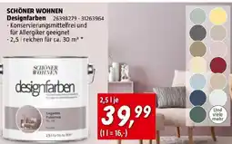 Bauhaus Schöner wohnen designfarben Angebot