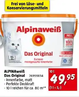 Bauhaus Alpinaweiß das original Angebot