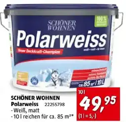 Bauhaus Schöner wohnen polarweiss Angebot