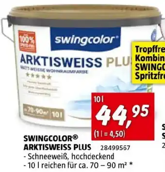Bauhaus Swingcolor arktisweiss plus Angebot