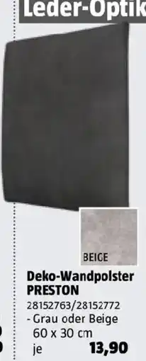 Bauhaus Deko-wandpolster preston Angebot