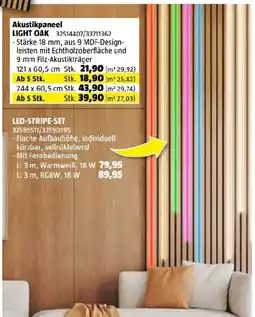 Bauhaus Akustikpaneel light oak Angebot