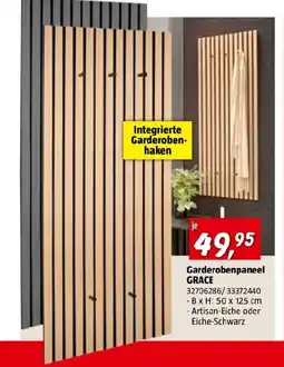 Bauhaus Garderobenpaneel grace Angebot