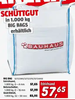 Bauhaus Big bag Angebot