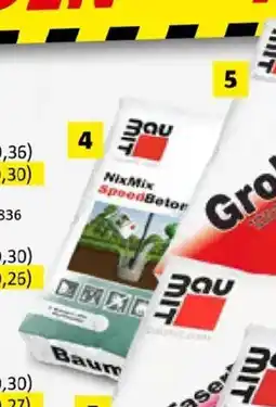 Bauhaus Baumit Trockenbeton NixMix Speedbeton Angebot