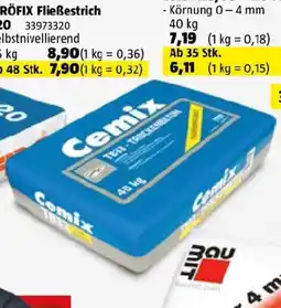 Bauhaus Cemix Trockenbeton TB33 Angebot