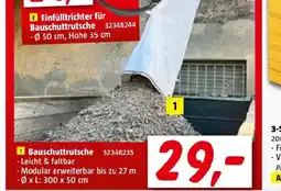 Bauhaus Stortslurf Schuttrutsche Angebot