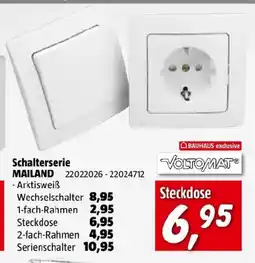 Bauhaus Schalterserie Mailand Angebot