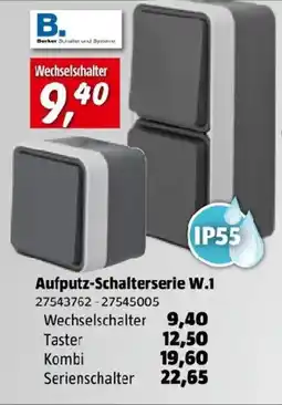 Bauhaus Aufputz-Schalterserie W.1 Angebot