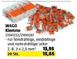 Bauhaus Wago klemme Angebot