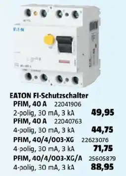 Bauhaus EATON FI-Schutzschalter Angebot