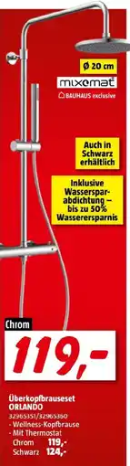 Bauhaus Überkopfbrauseset orlando Angebot