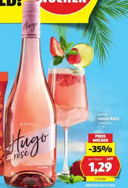 Hofer Ravini Hugo Rosé Angebot