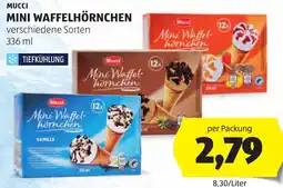 Hofer Mucci Mini Waffelhörnchen Angebot