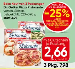 Spar Dr. Oetker Pizza Ristorante Angebot