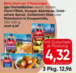 Spar Iglo Fischstäbchen Angebot