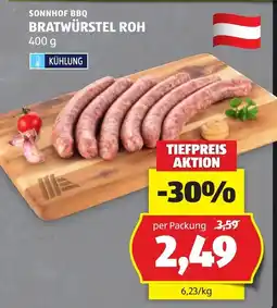 Hofer Sonnhof BBQ Bratwürstel Roh Angebot