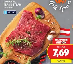Hofer Sonnhof BBQ Flank Steak mariniert Angebot