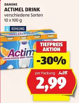 Hofer Actimel Drink Angebot