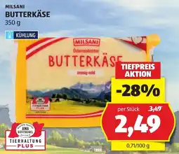 Hofer Milsani Butterkäse Angebot