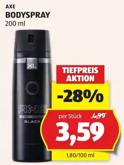 Hofer Axe Bodyspray Angebot