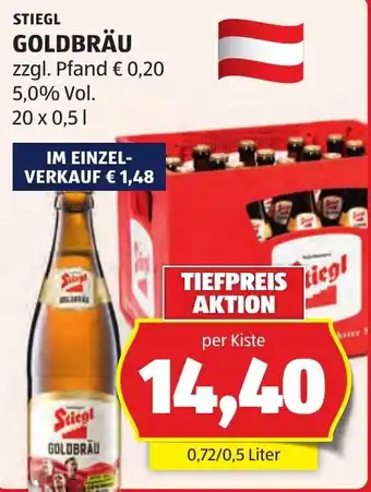 Hofer Stiegl Goldbräu Angebot