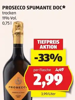 Hofer Prosecco Spumante DOC Angebot