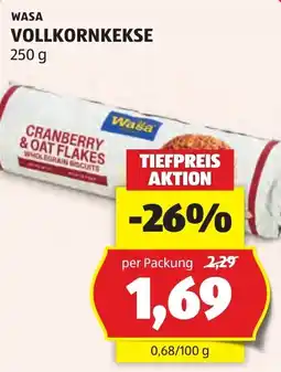 Hofer Wasa Vollkornkekse Angebot