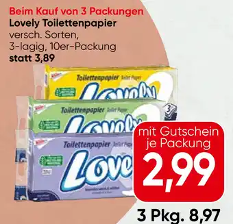 Spar Lovely Toilettenpapier Angebot